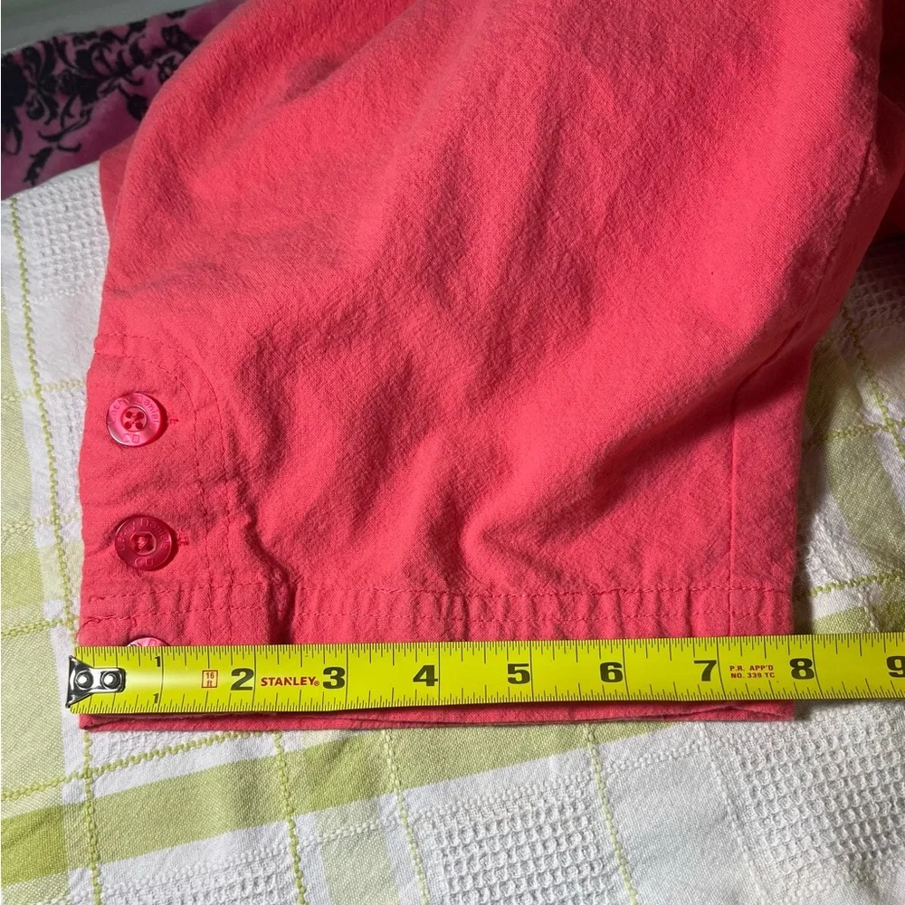 Cathy Daniels Capri cotton pants pink size L - Picture 5 of 5